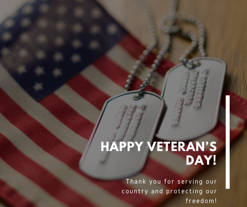Thank you to all the brave men and women who have served our country. Thank you for your commitment to our country, your sacrifice, and your service. https://t.co/er649i4p66