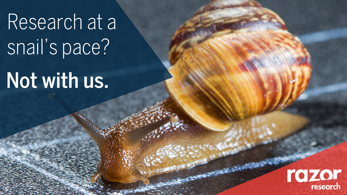 RazorResearch's tweet image. Sharper thinking. info@razorresearch.co.uk

#marketresearch #MRX #SharperThinking #RazorResearch