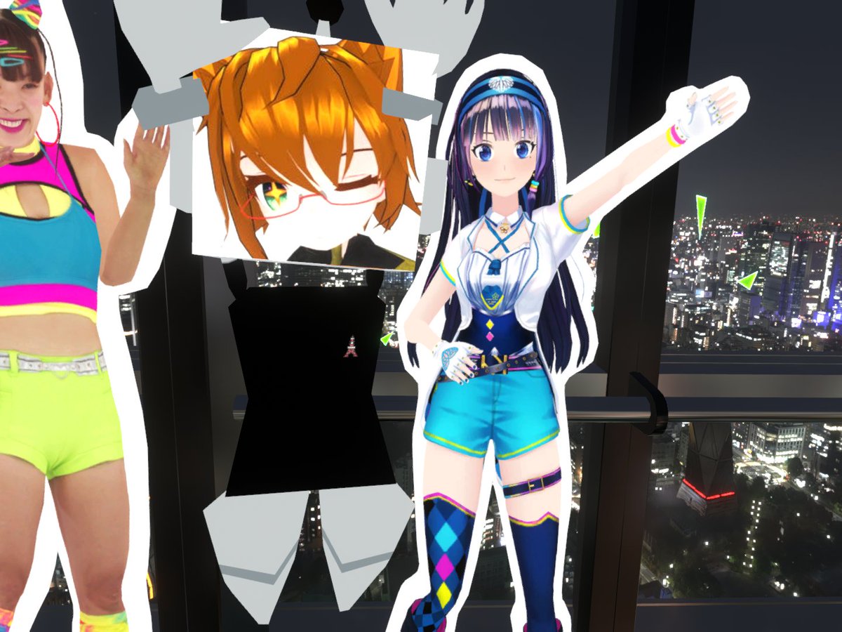 yayahiro_tw's tweet photo. 富士葵ちゃんのパネルだー!  #cluster #バーチャル東京タワー #VIRTUALTOKYOTOWER #夜景 #東京タワー #展望水族館 #パワースポット
https://t.co/Llp1NC70Cf https://t.co/sPjlR1KVO0