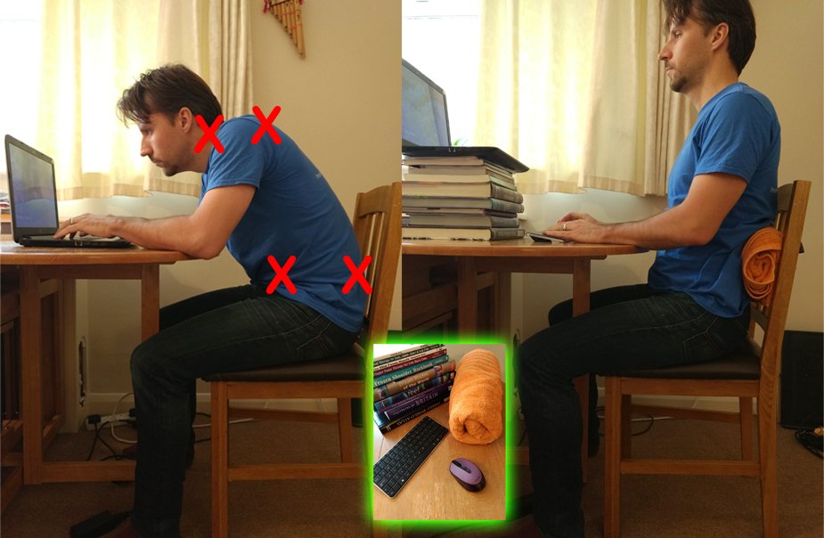 Correct your posture while working.
#posture #correctyourposture #backpain #neckpain #headache