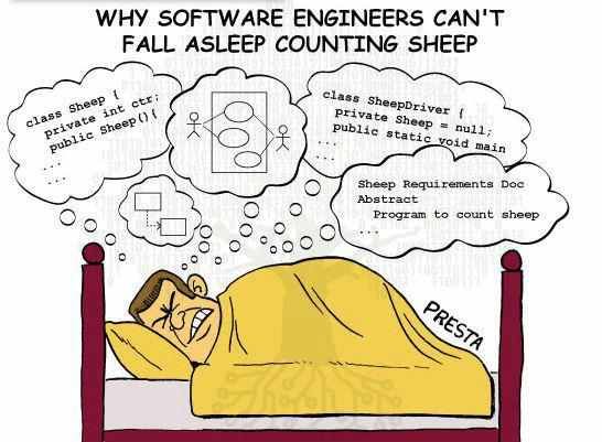 A little Wednesday humour; why software engineers can’t fall asleep counting sheep!

#softwareengineer #fun