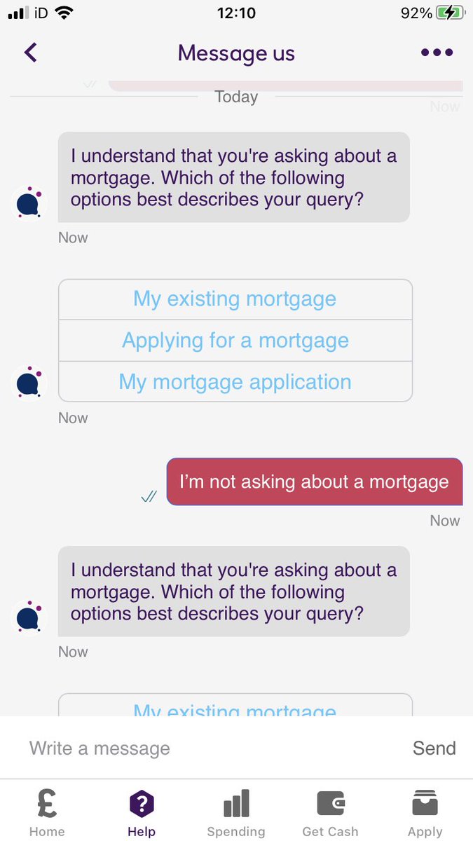 daniel_lee_uk's tweet photo. .@NatWest_Help how can customers get help about an account when your “AI” chat bot is as bad as it is? #Customer #Help #Business #Support https://t.co/3swlLOr6sx