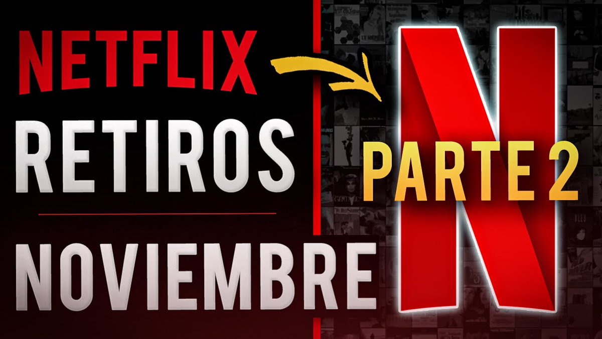 Ya esta disponible el video de Retiros de NETFLIX en NOVIEMBRE (2DA PARTE) !
youtu.be/iI6eV175BbY
