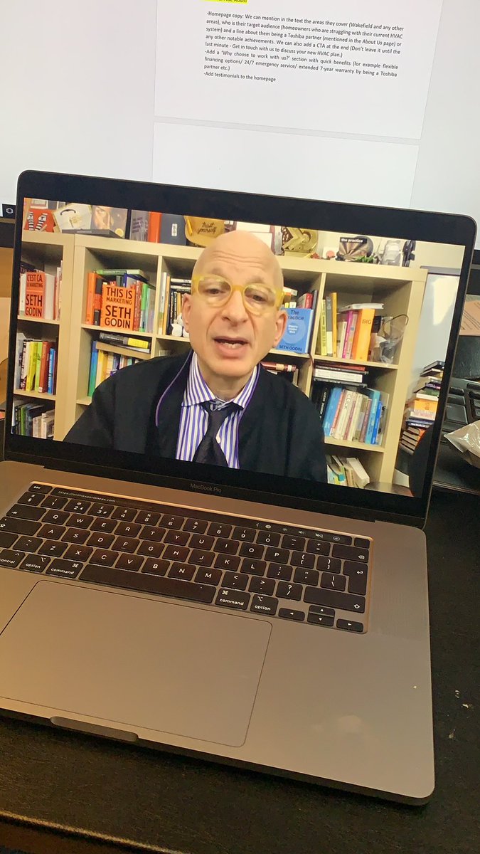 The one I’ve been looking forward to. Mr Seth Godin 👏🏼👀 #BNIGC20 <a href="/ThisIsSethsBlog/">Seth Godin</a>
