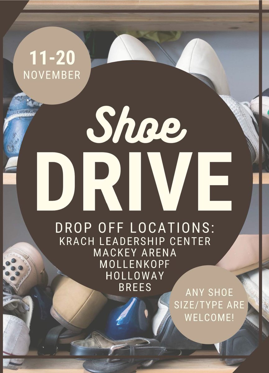 BoilerSAAC's tweet photo. Boilers- today marks the first day of our Athletic’s Shoe Drive brought to you by the SAAC Boilers Care Outreach Committee! From 11.11-20 a donation bin/box will be placed in select locations!
GOAL: 1 pair donated per athlete #BoilerUpTogether 🚂👟 https://t.co/eVolSMqoYi