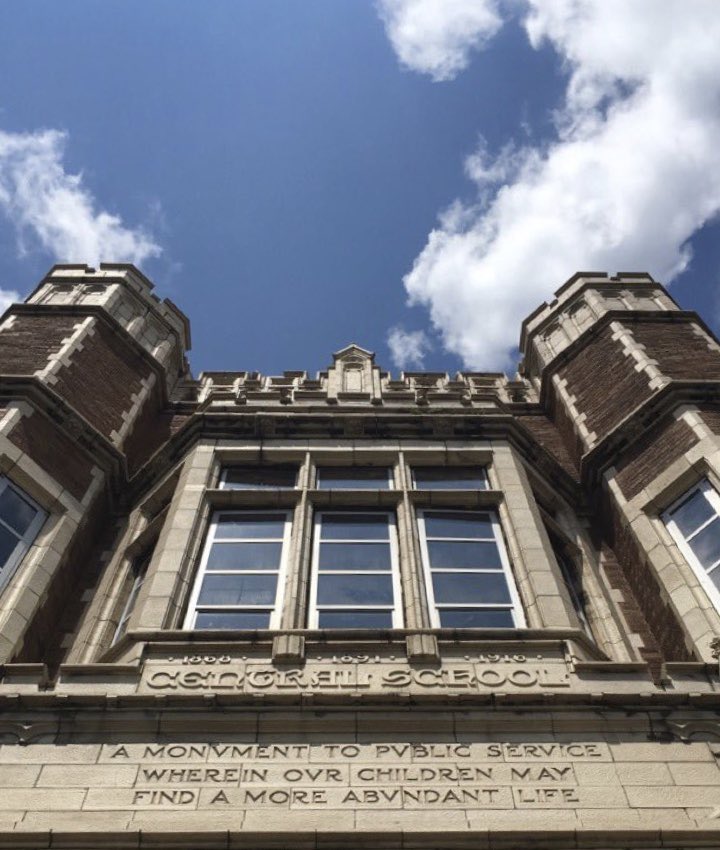 “A monument to public service wherein our children may find a more abundant life.”

Central School — Uniontown, Pennsylvania