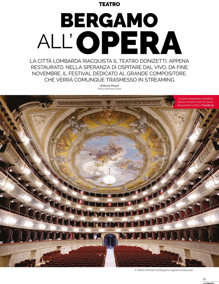 riccardofrizza's tweet photo. Riccardo Frizza: "Perché non lavorare è come morire". 
Intervista su La Freccia magazine a proposito dell'edizione 2020 del @donizettiopera Festival
#LaFreccia #RiccardoFrizza #DO2020 https://t.co/0zRQp7H2IH