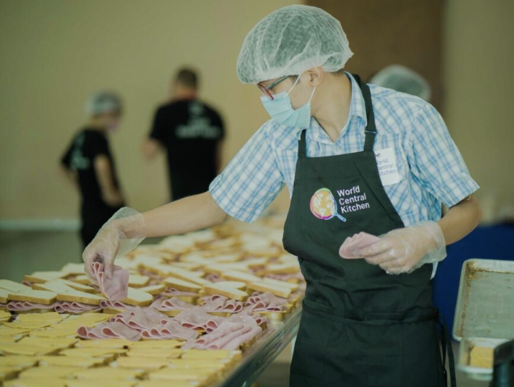 BCulinaryWP's tweet photo. "When someone is hungry, they aren't hungry next week, or next month. They are hungry now." This is the mindset that #bcwp2020 winner @chefjoseandres has applied when facing any type of food crisis in the world. He and his team @WCKitchen will go to any means to feed! https://t.co/EgEyo39Ey7