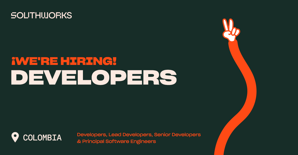 southworks's tweet photo. Hola, Colombia ๐จ๐ด ! WE ARE HIRING - We have plenty of open positions to join our ever growing remote team. Check 'em out: https://t.co/kxrMqpPn4s
#WeAreHiring #Colombia #MakeEverythingRight https://t.co/TNbSsNMCHg