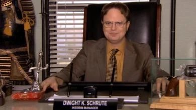 knitlitkate's tweet photo. You’re pre-fired. And when I’m promoted, you’ll be full fired. #theoffice #YoureFiredTrump https://t.co/rHyvhWXi70