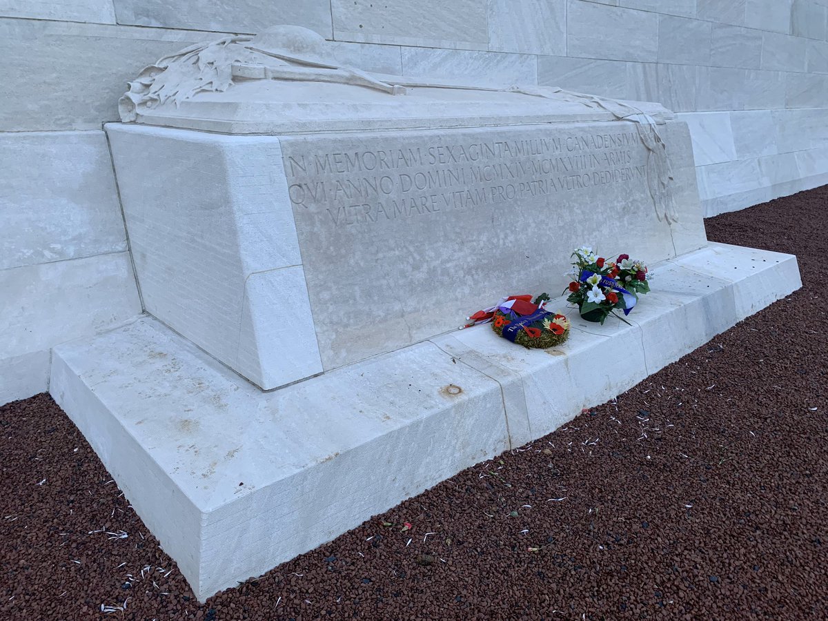 AndrewLocker's tweet photo. One year ago, we’re in Europe. At Juno Beach and Vimy Memorial. Truly powerful moments-remembrance, sacrifice, abundant gratitude. Reflecting on grief, loss, trauma affecting many, so that we may enjoy fundamental freedoms.  Work in progress-many do not share this privilege. https://t.co/V4ki0sDEb6