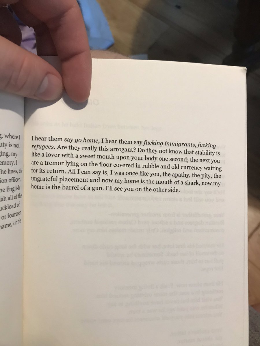 It might go without saying but I’m saying it Warsan Shire really is out of this world!