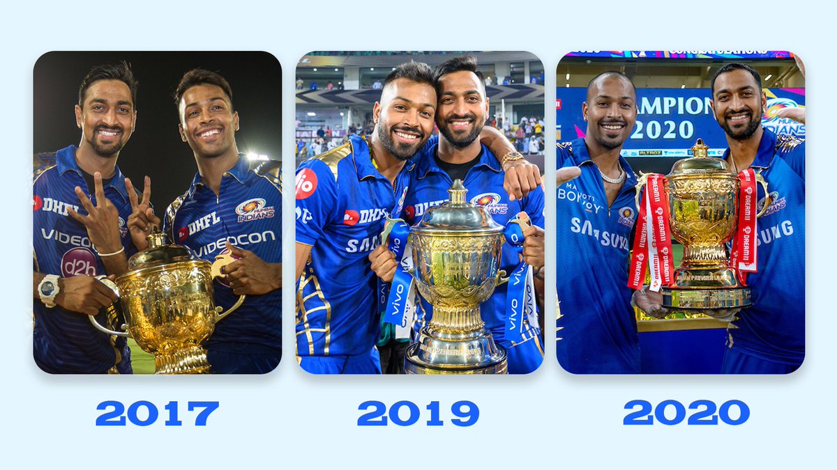 krunalpandya24's tweet photo. 2017 - 🏆
2019 - 🏆
2020 - 🏆

@hardikpandya7 👑 https://t.co/aNBVeDZAkM