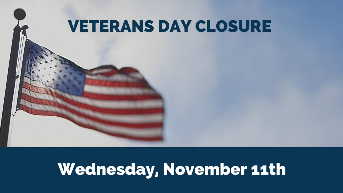 The Champaign County courthouse will be closed today in observance of Veterans Day. We are grateful for the service of all Veterans, and especially those from Champaign County.