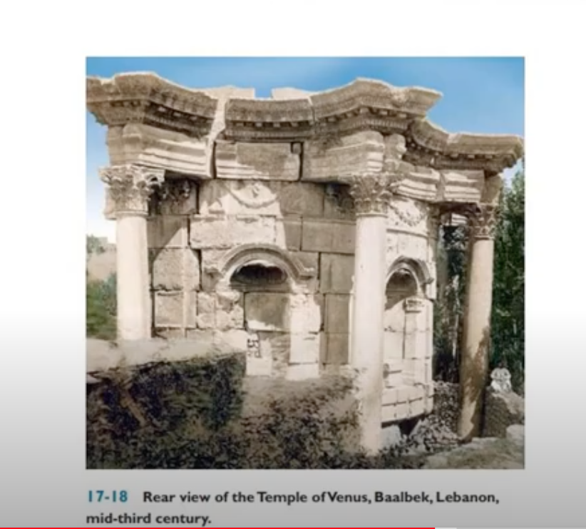 The local god, Baal, became connected with the Roman god-- Jupiter. The temple also reflects local architecture. In terms of Roman adoption of local cults, Mythreism was a large mystery religion which came from the East to Rome [2]. /2