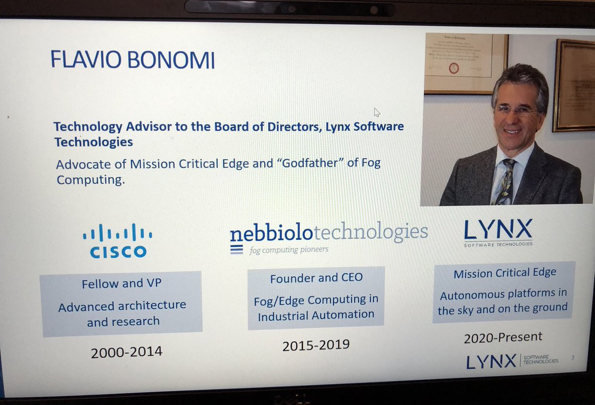 ndahad's tweet image. Our first keynote for #electronica 2020 #embedded forum is on now - Flavio Bonomi talking about what’s next in edge computing. You can still catch him here: embedded-electronics-forum.com #ele20