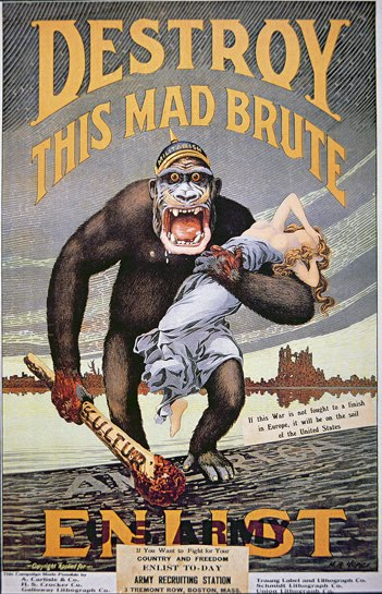 Pacifist Randolph Bourne, said that war sentiment spread gradually among various intellectual groups. "With the aid of Roosevelt, the murmurs became a monotonous chant, & finally a chorus so mighty that to be out of it was at first to be disreputable, & finally almost obscene."