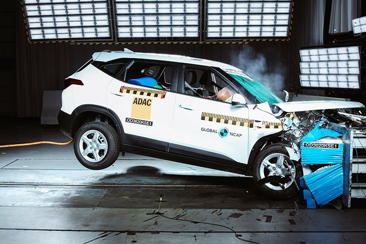 autocarpro's tweet photo. REVEALED: CRASH TEST VIDEOS: Maruti S-Presso gets zero-star rating in latest round of Global NCAP’s #SaferCarsForIndia crash tests; Hyundai Grand i10 Nios scores 2 stars &amp; the Kia Seltos gets 3 stars for adult occupant safety. See performance factsheets https://t.co/vxmx7Z8hXl https://t.co/504voQ2PXv