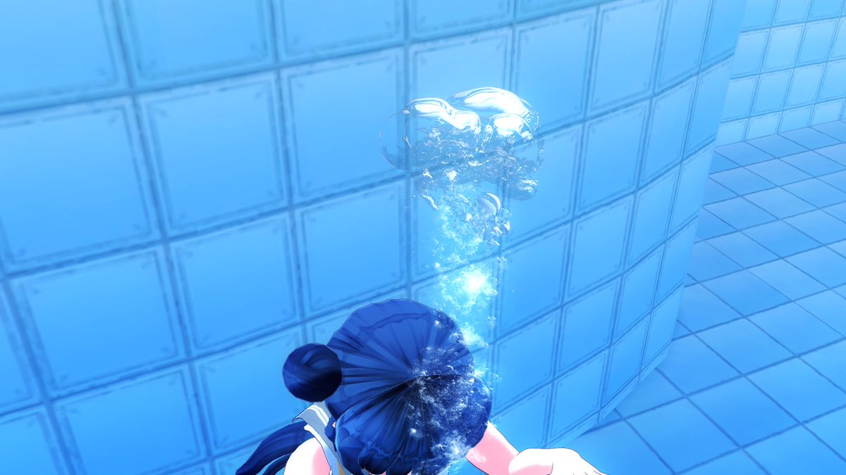 Umi Uw 水下 吐いた泡が分裂して水面に上がっていく感じ T Co Ealzyglkdj Twitter