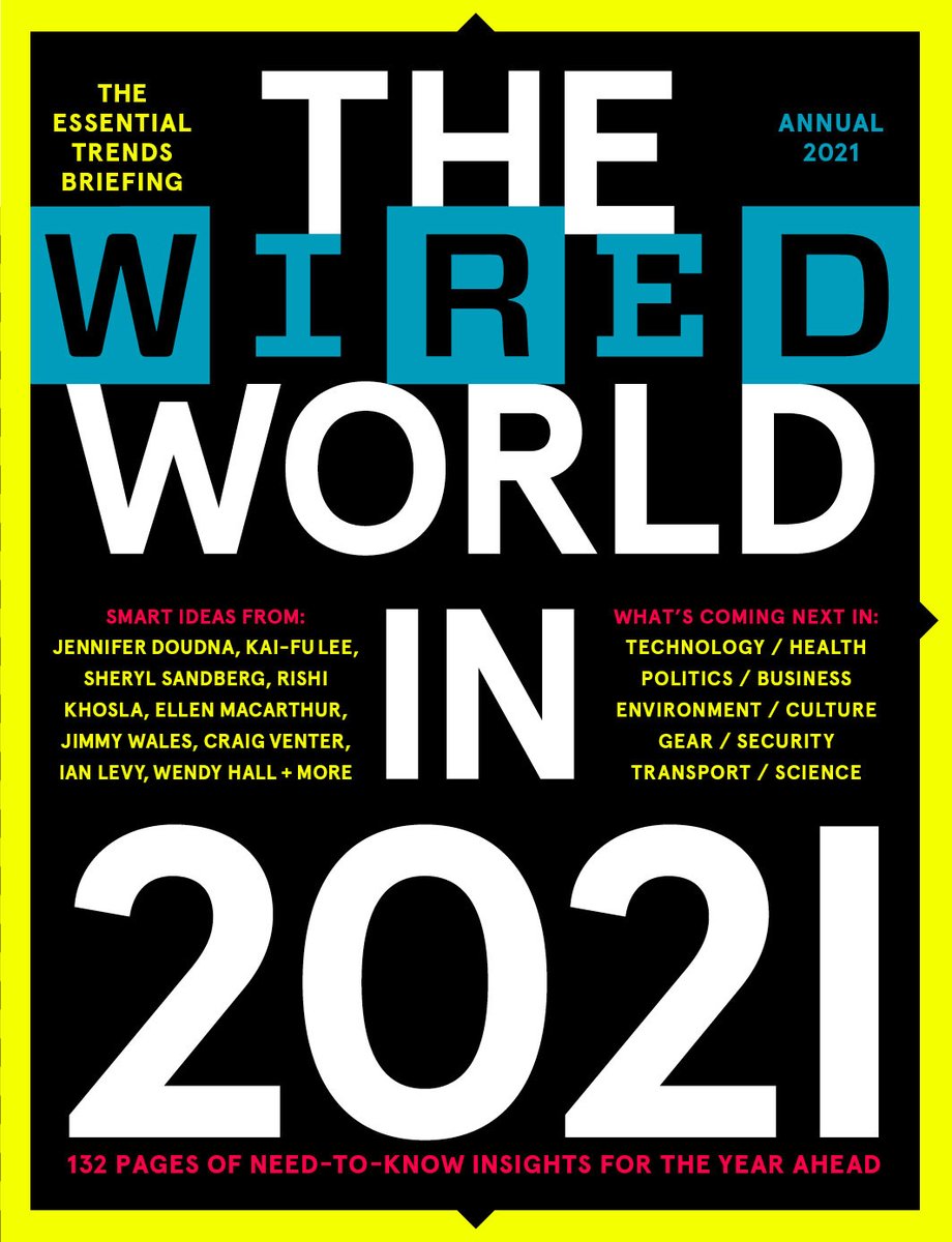 RoisinQuinn's tweet photo. Really thrilled to have had the opportunity to contribute to @WiredUK's #WIREDWorld in 2021.

I look ahead to a key #energy industry trend for 2021 &amp; beyond: how we'll be incentivised to transform the way we consume #electricity ⚡

Copies in shops and at https://t.co/xXI3CJr8nG https://t.co/AJbUGmeXRr