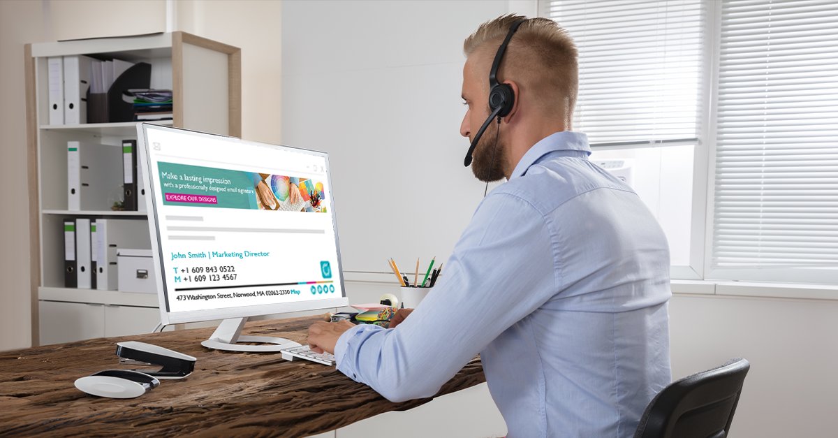 rocketseed's tweet photo. Finding it difficult to meet #remoteworking challenges? Here are 7 ways your #emailsignatures can help. After all, you and your employees (wherever they’re working from) are still sending tons of #emails every day.... https://t.co/HE36ZnTv3h #emailsignaturesoftware #wfhlife https://t.co/3vxDa8SUKN