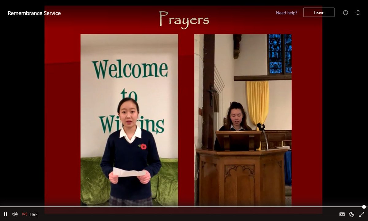 QASCaversham's tweet photo. βͺοΈ This morning our Remembrance Service was live streamed from our School Chapel to the entire Queen Anne's community, as we we remember and honour all those who had died in the service of their country today.βͺοΈ #WeWillRememberThem #RemembranceDay #QASChapel #QASCommunity https://t.co/6dg8L6MBds
