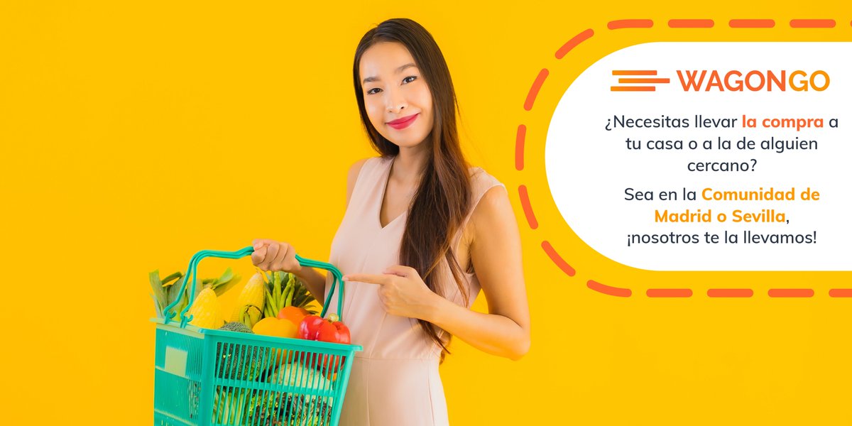 📍¿Estás en la Comunidad de Madrid o en Sevilla?
¡Te llevamos la #compra de la tienda a casa o a donde tú elijas!

👉Con la app de #WagonGO (linktr.ee/WagonGO) recibe tu compra en menos de 3 horas⏱, sea del tamaño que sea.