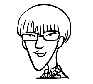 記憶を頼りに友人の似顔絵描いてみた 