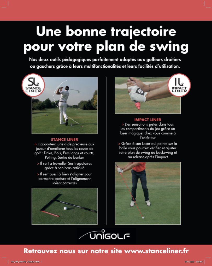 UniGolfUSA's tweet photo. [FRENCH] 🇫🇷 Il est temps d’avoir une bonne trajectoire pour votre plan de Swing ! 
Rendez-vous sur https://t.co/KqRdOGBS8T pour découvrir l’impactliner et le stanceliner 🏌🏻 https://t.co/zT274y2NPe