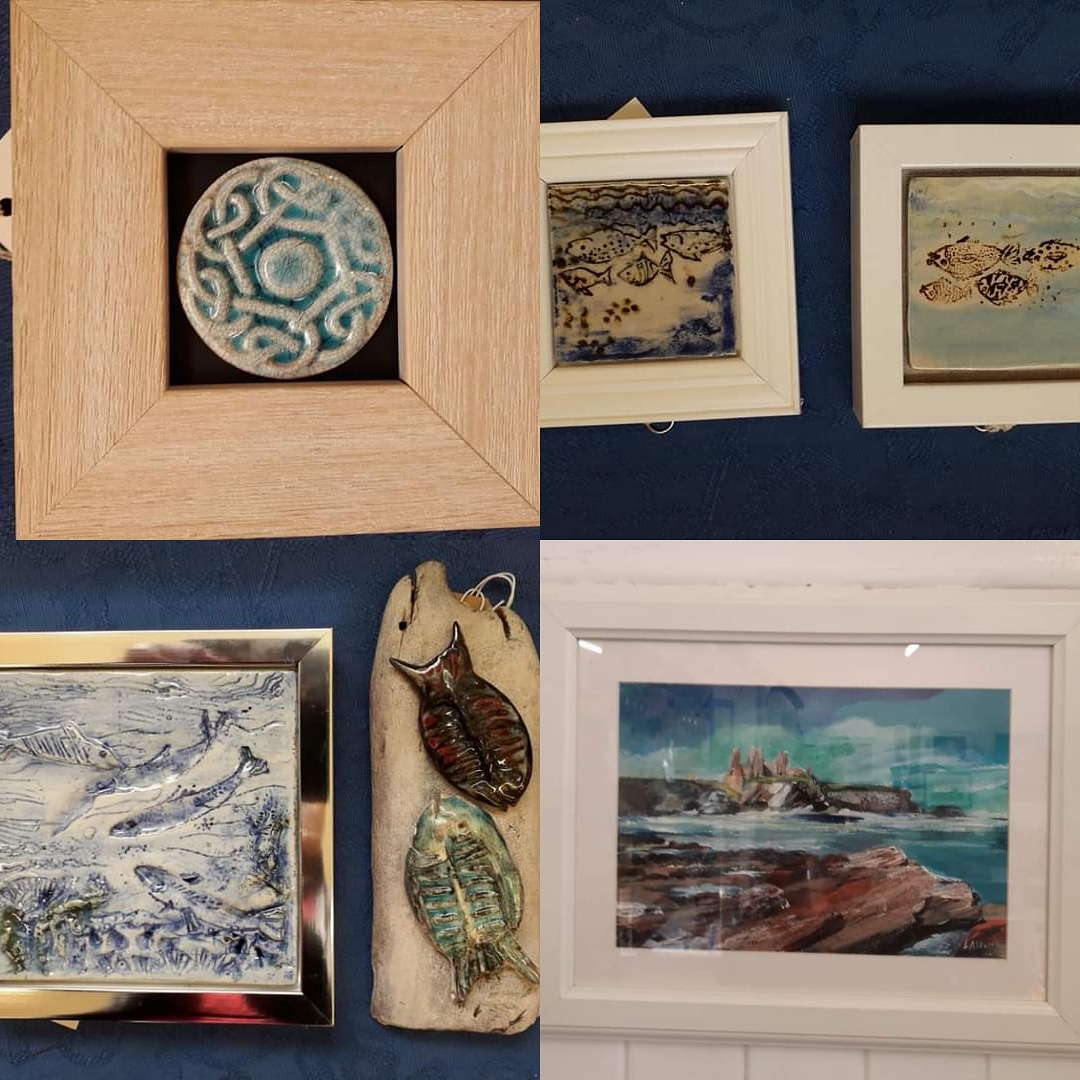 dunbarcraft's tweet photo. Our potter/painter Laura Abbot has been busy and brought some beautiful pieces to the shop. The ceramic pictures are the size of tiles. Exact measurements will follow on Thursday (when she shop is open again)
#tiles #dunbarcraftstudio #Dunbar #eastlothian #scotland 🏴󠁧󠁢󠁳󠁣󠁴󠁿 https://t.co/jrxgNPP2r0