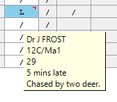 DrFrostMaths's tweet photo. Definitely the best reason for lateness I've ever put in SIMS. https://t.co/v7RcUsFb4Q