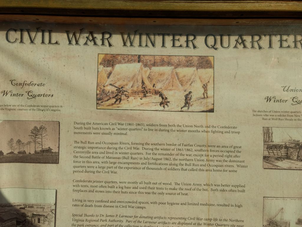 Kevin_Jackson's tweet photo. As you come into Bull Run Regional Park, you can see an example of Civil War winter quarters. Read more about my "Catching the Airstream in NoVa!" adventure at https://t.co/QivBUOYyQW @Citrix @CitrixWorkspace #UnlockPotential #CitrixInfluencer @Airstream_Inc https://t.co/NSIOTZMLMj
