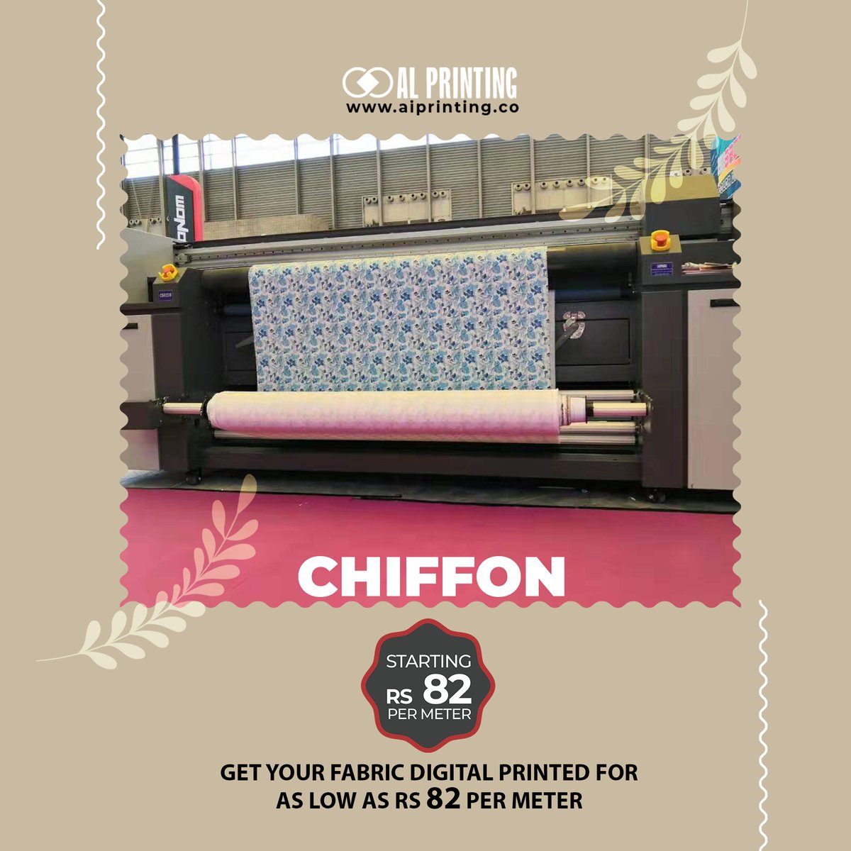 We provide customized and bulk digital textile printing products and creative design services!
WhatsApp:0320-7865007,0315-8662027
website: aiprinting.co
#clothprinting #fabricprinting #printingindustry     #printingservices #textileprint