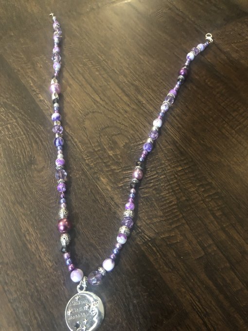 Excited to share the latest addition to my #etsy shop: Exquisite purple beaded necklace featuring Moon<a href="/tag/etsy"class="tags">#etsy</a><a href="/tag/purple"class="tags"><span>#purple</span></a><a href="/tag/girls"class="tags"><span>#girls</span></a><a href="/tag/yes"class="tags"><span>#yes</span></a><a href="/tag/silver"class="tags"><span>#silver</span></a><a href="/tag/glass"class="tags"><span>#glass</span></a><a href="/tag/no"class="tags"><span>#no</span></a><a href="/tag/artnouveau"class="tags"><span>#artnouveau</span></a>