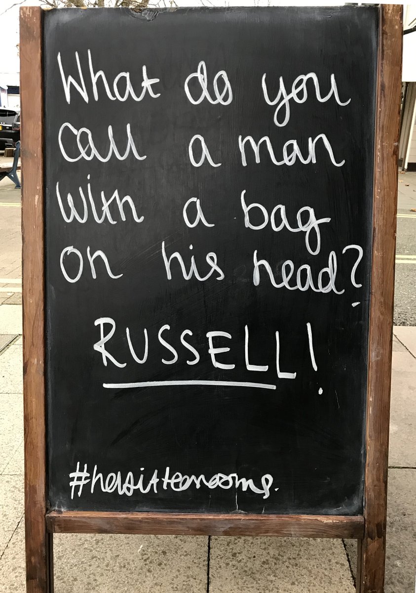 habit_wales's tweet photo. Groan all you like but sometimes, the old ones are still the best. π
#habittearooms #chuckleboard #northwales #llandudno https://t.co/J2b2LtWJEI