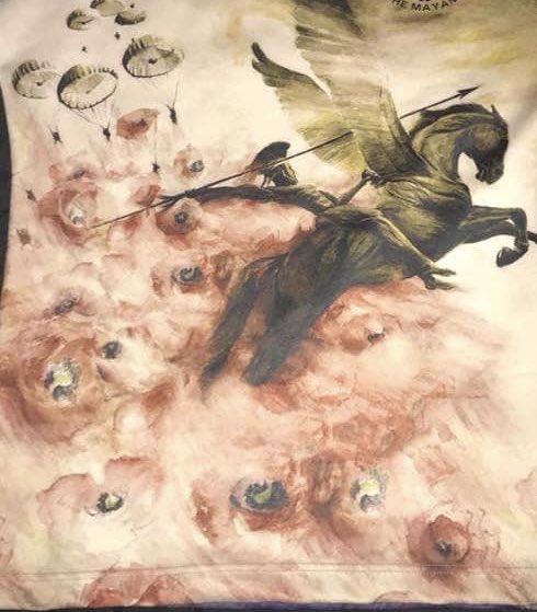 In Flanders fields the poppies blow
Between the crosses, row on row,
That mark our place; and in the sky
The larks, still bravely singing, fly
Scarce heard amid the guns below #Remembrance #LestWeForget