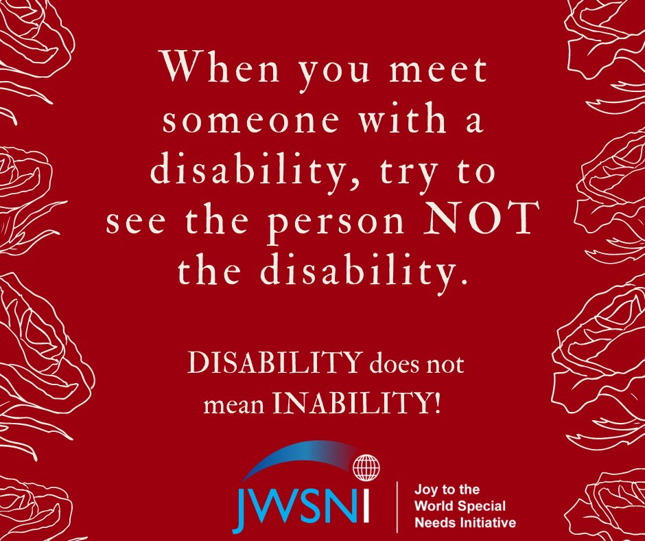 DISABILITY does not mean INABILITY!

#disability #disabilityawareness #abilityindisability #inclusion