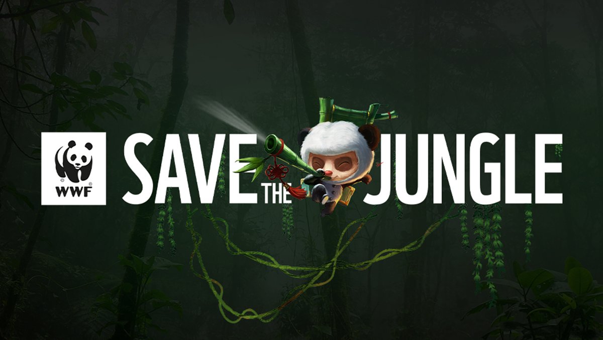 WWF_Deutschland's tweet photo. ⁣🌳🆘🕹️Komm, wir kämpfen für den Wald! Mit @LeagueOfLegends Gamer:innen und euch, denn ihr könnt dabei sein! Wir vergeben zwei #Wildcards. 

Wie? Hier: https://t.co/vQ1ev14mQj 

Lasst uns zusammen etwas für den Wald tun. RT und fordert mit uns #SaveTheJungle! https://t.co/rYaCCNdb2s