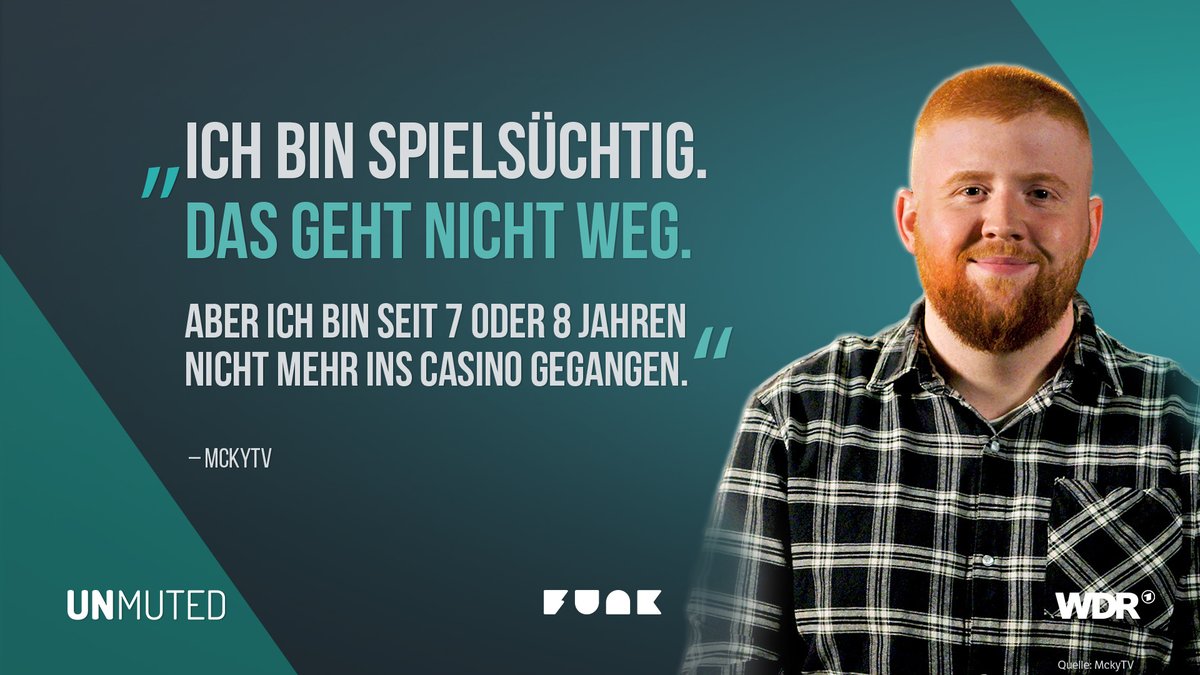 unmuted_esports's tweet photo. Wichtiges Thema, das @mcky_tv in der Folge mit uns angesprochen und erklärt hat. Wenn ihr süchtig nach Glücksspiel seid, sprecht mit Leuten darüber und holt euch Support.

Den gibt es unter anderem bei der @bzga_de unter der Telefonnummer: 0800 1372700

https://t.co/DcZgWNjWxj https://t.co/oyNgJPGu6w