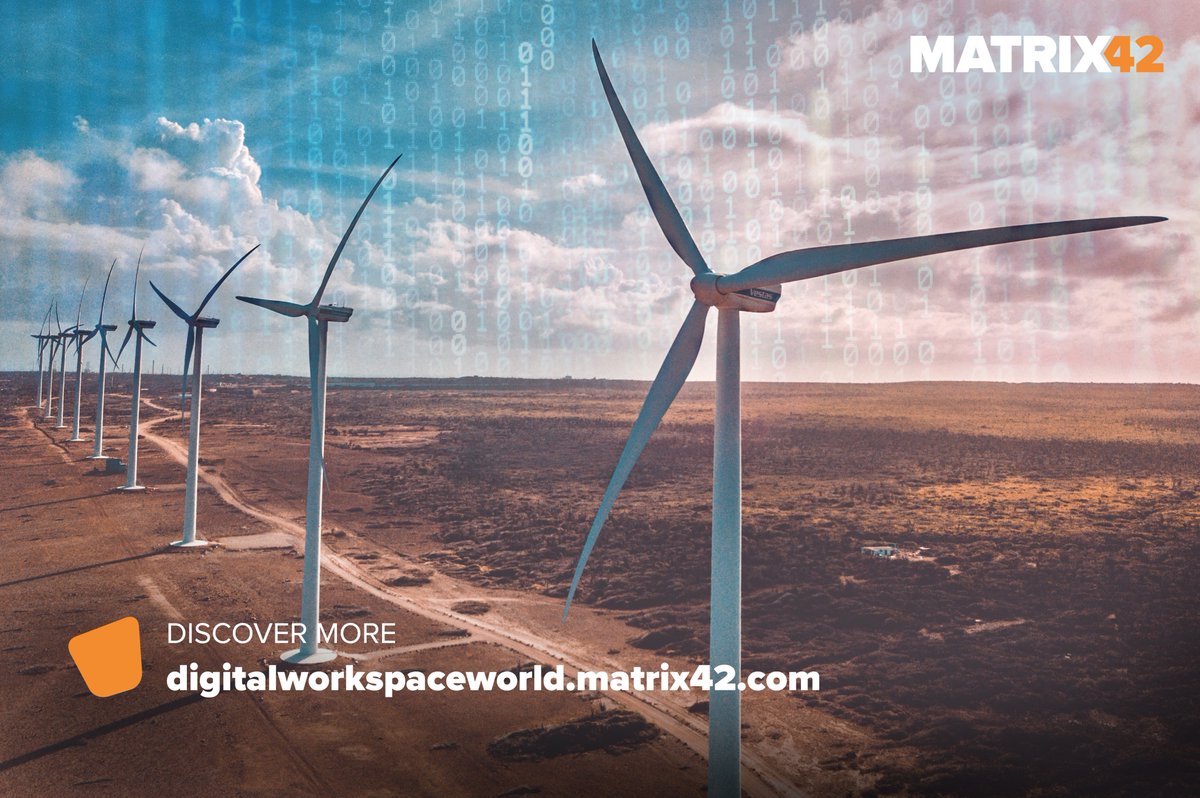 Matrix42_global's tweet photo. Administrationslösungen von #Matrix42 auch bei Überwachung von Anlagen für #erneuerbareEnergien einsetzbar? Christian Pfister von der HAMBURG ENERGIE GmbH berichtet auf der #MX42DWW! 
https://t.co/MfpZp31Imx

#ServiceManagement #UnifiedEndpointManagement #softwareassetmanagement https://t.co/yi1gIIySnv