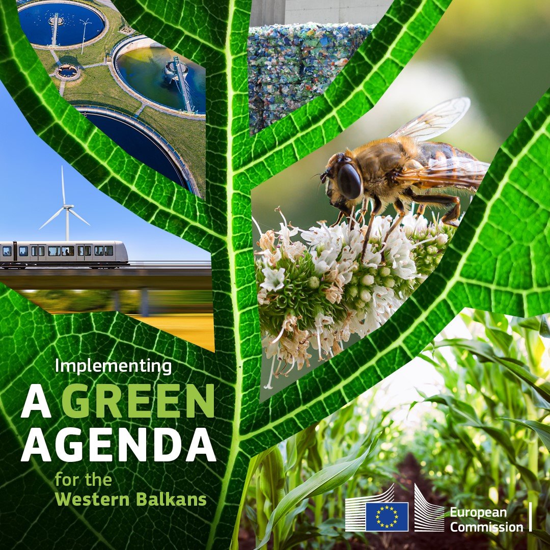 evropska_kuca's tweet photo. U okviru #SofiaSummit lideri #WesternBalkans potpisali su i Deklaraciju o sprovođenju 🌱 zelene agende za region:

🌱 dekarbonizaciju, 
smanjenje zagađenosti🌬 ,
 💧 i zemljišta, 
♻️ ekonomiju i promoviše 🐞🐝🦋biodiverzitet, 🛴🚲urbanu mobilnost i zelena saobraćajna rješenja. https://t.co/fGJAtTiHHb