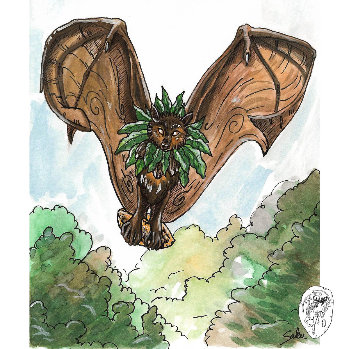 sakuartcosplay's tweet photo. Botanimals drawtober 2020 day 23-24-25-26.
🌻Sunflower x Mountain Goat.
🐎Fuchsia x Draft Horse.
🦇Cacao x Giant Flying Fox.
🌸Plum blossom x Marvellous spatuletail Humming Bird.
#botanimals #keymonster #drawtober2020 #animalart #fantasy #hummingbird #traditionalart #art https://t.co/OZ8qiQxdc0