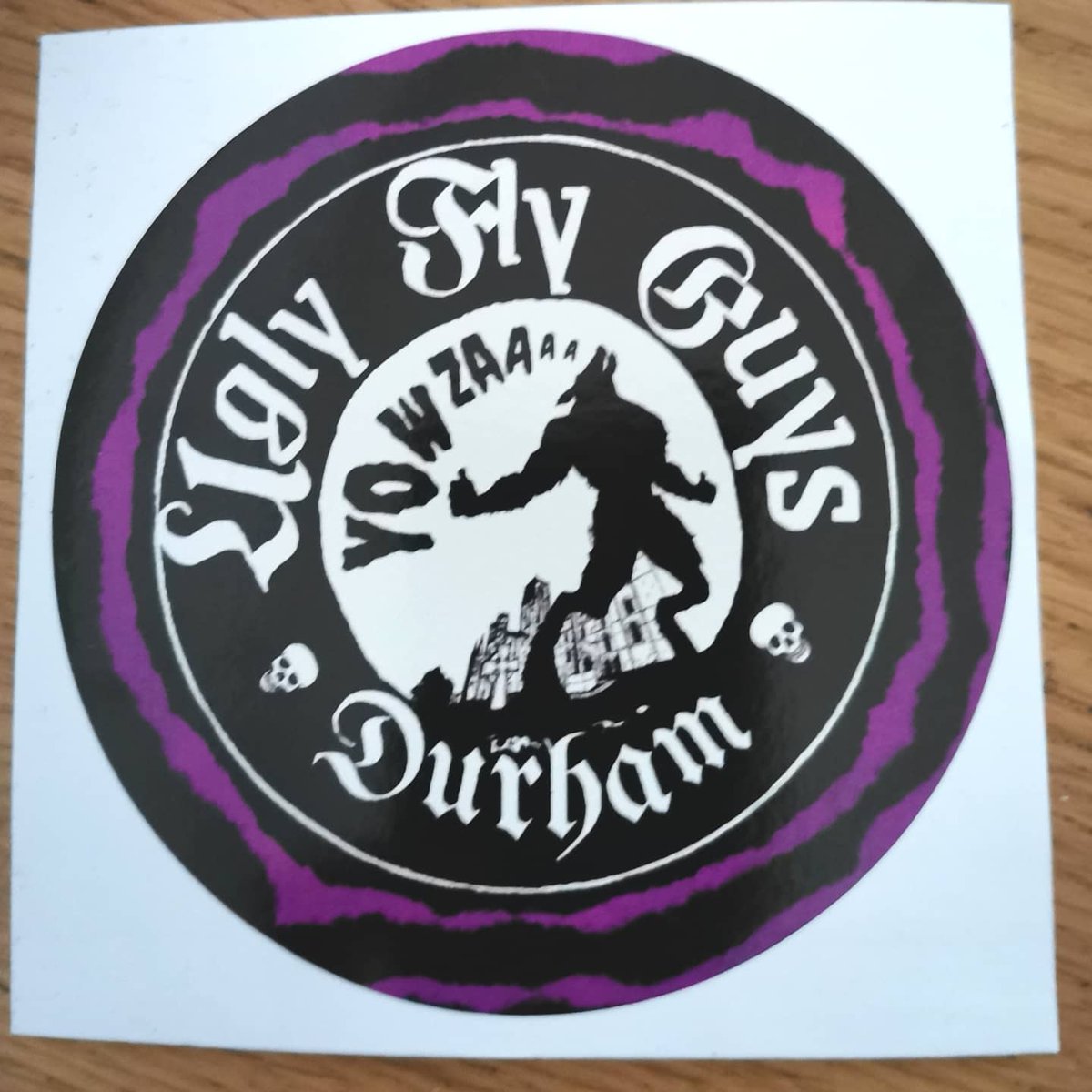 stickerchap's tweet photo. Hot off the press! Ugly Fly Guys and a range of gig posters printed on 200gsm silk paper stock. https://t.co/rQwXPIuotp