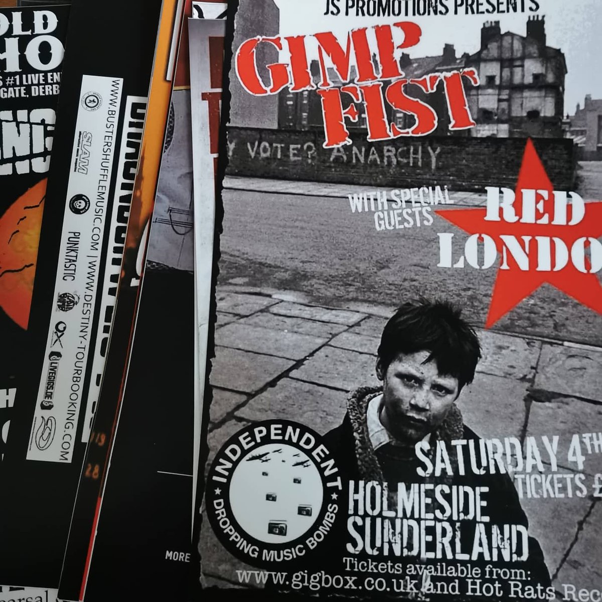 stickerchap's tweet photo. Hot off the press! Ugly Fly Guys and a range of gig posters printed on 200gsm silk paper stock. https://t.co/rQwXPIuotp