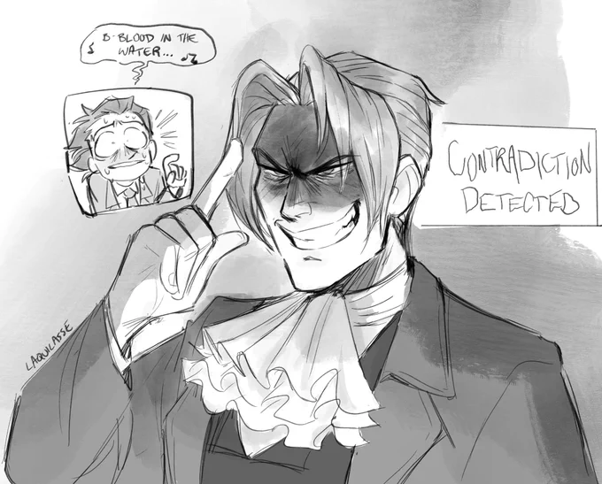 He is the character development king but I really do miss seeing his shark smile 