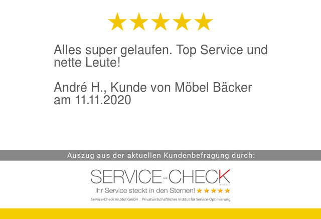 serviceinstitut's tweet image. Aus aktueller #servicecheck #Kundenbefragung von #MoebelBaecker:
service-check.com/bewertungen/ku…