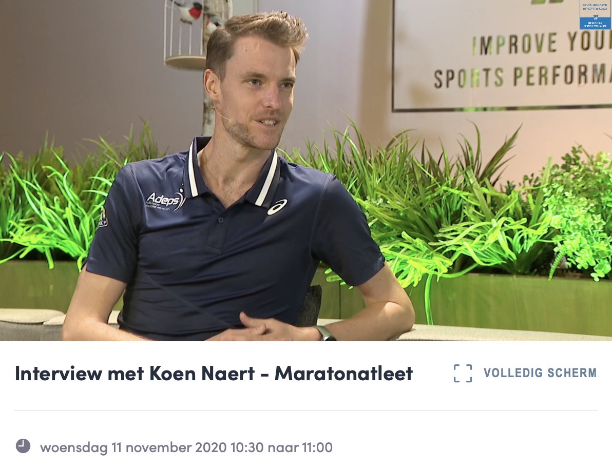 de_loopcoach's tweet photo. #ENDURANCESportsDay, niet in de Xpo in Kortrijk deze keer, wel vanuit de luie zetel via webinars. Altijd interessant om naar @KoenNaert te luisteren https://t.co/Nipn9LKKeO