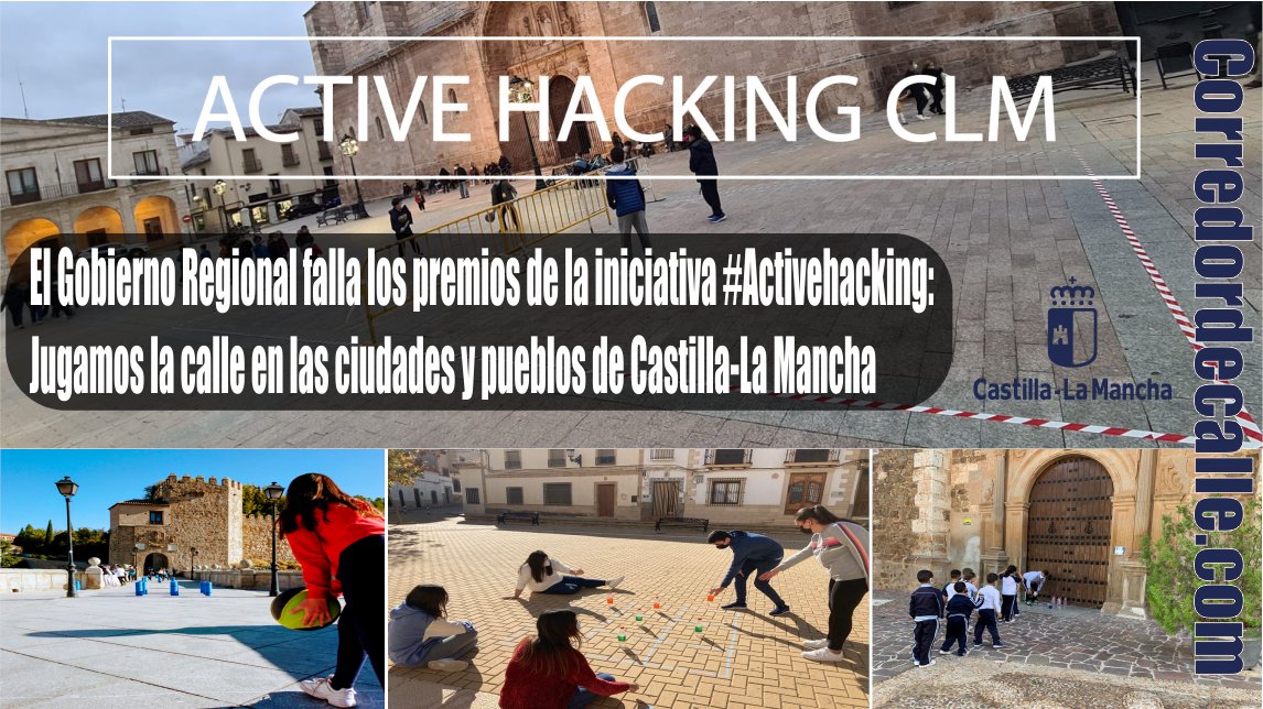 corredordcalle's tweet photo. El @gobjccm falla los premios de la iniciativa ‘#Activehacking:
Jugamos la calle en las ciudades y pueblos de Castilla-La Mancha.
✅ PREMIADOS - IMÁGENES - VIDEOS
TODA LA INFO 👇👇
📰 https://t.co/gPNLjudCgp
📸 @deportesclm https://t.co/uVJigqaFt8