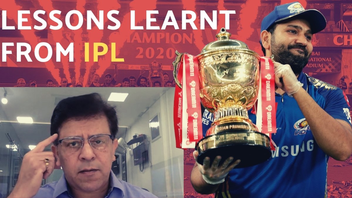 nnis_sports's tweet photo. Lessons learnt from IPL
#RohitSharma #MumbaiIndians #IPL2020 #IPLfinal2020 #IPL #IPLinUAE #Cricket #DCvsMI #MIChampion5 #IPL2021 #MukeshAmbani
Watch The Video Here:-
https://t.co/VTtE7AXXvc https://t.co/gcL7d6t50e