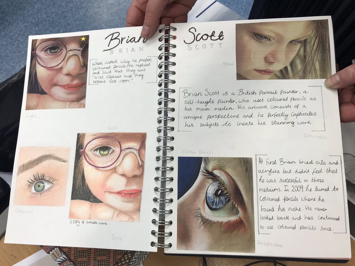 Some stunning drawing from our AS students this morning #remarkable